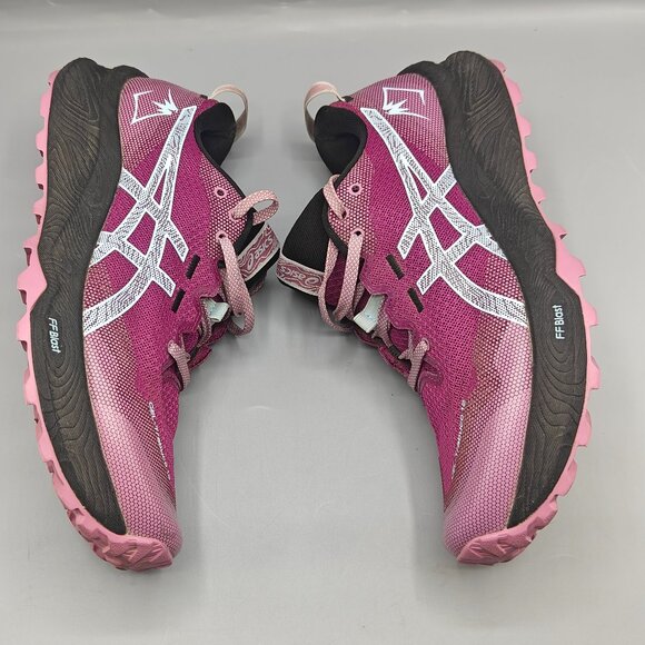 Asics Womens Gel Trabuco 12 1012B605 Purple Running Shoes Sneakers - Picture 5 of 10